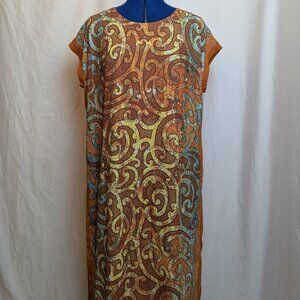 Umber Orange Cover Dress (from New Zealand)